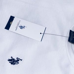 NWT white polo basic tee